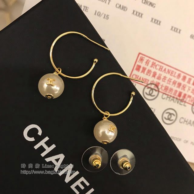 chanel耳環 香奈兒耳釘 小香珍珠耳釘 耳環 熱銷款  gzsc1122